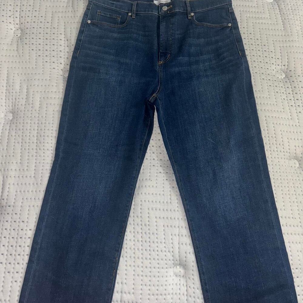 Loft “the Straight Crop” High Rise Jeans 31 Inseam (NWT)